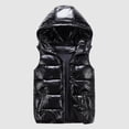 thumbnail image 3 of BAETEUY Men Cotton Vest Autumn Winter Hooded Sleeveless Zipper Placket, 3 of 8