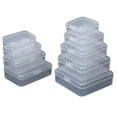 thumbnail image 1 of Caja de plástico rectangular, caja pequeña para piezas de trabajo, caja de almacenamiento, caja de plástico, 1 of 1