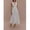 White-XXL, variant on White Eyelet Lace Midi Dress With Scalloped V-Neck And Sleeveless Fit