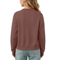 thumbnail image 4 of Fesfesfes Kids Unisex Cotton Cardigan Sweater Crew Neck Button Down Knit Top, Cute Lightweight Spring Fall School Outerwear for Boys and Girls Ages 1-11 Years, 4 of 8