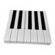 thumbnail image 4 of Juego de tapas de teclas de repuesto de ABS blanco para reparación de teclados de piano 52 cm, 4 of 9