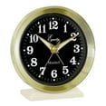 thumbnail image 4 of Equity Brass-finished Metal Analog Keywind Alarm Clock,  12020, 4 of 10