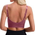 thumbnail image 5 of Npasoilc Front Zipper Sports Bras for Women Solid Color No Underwire Adjustable Straps Full Coverage Fitness Yoga Bra, 5 of 5