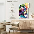 thumbnail image 4 of Elephant Stock Abstract Donkey Wall Art - Vertical Canvas Wall Art - Living Room Wall Decor - Animal Canvas - Beige And Brown Decor - 26" x 39", 4 of 4