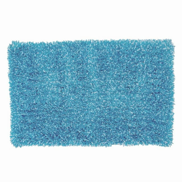 Alfombra de baño Sttelli Intermix, algodón y poliéster, 80 x 50 cm, azul (paquete de 3)