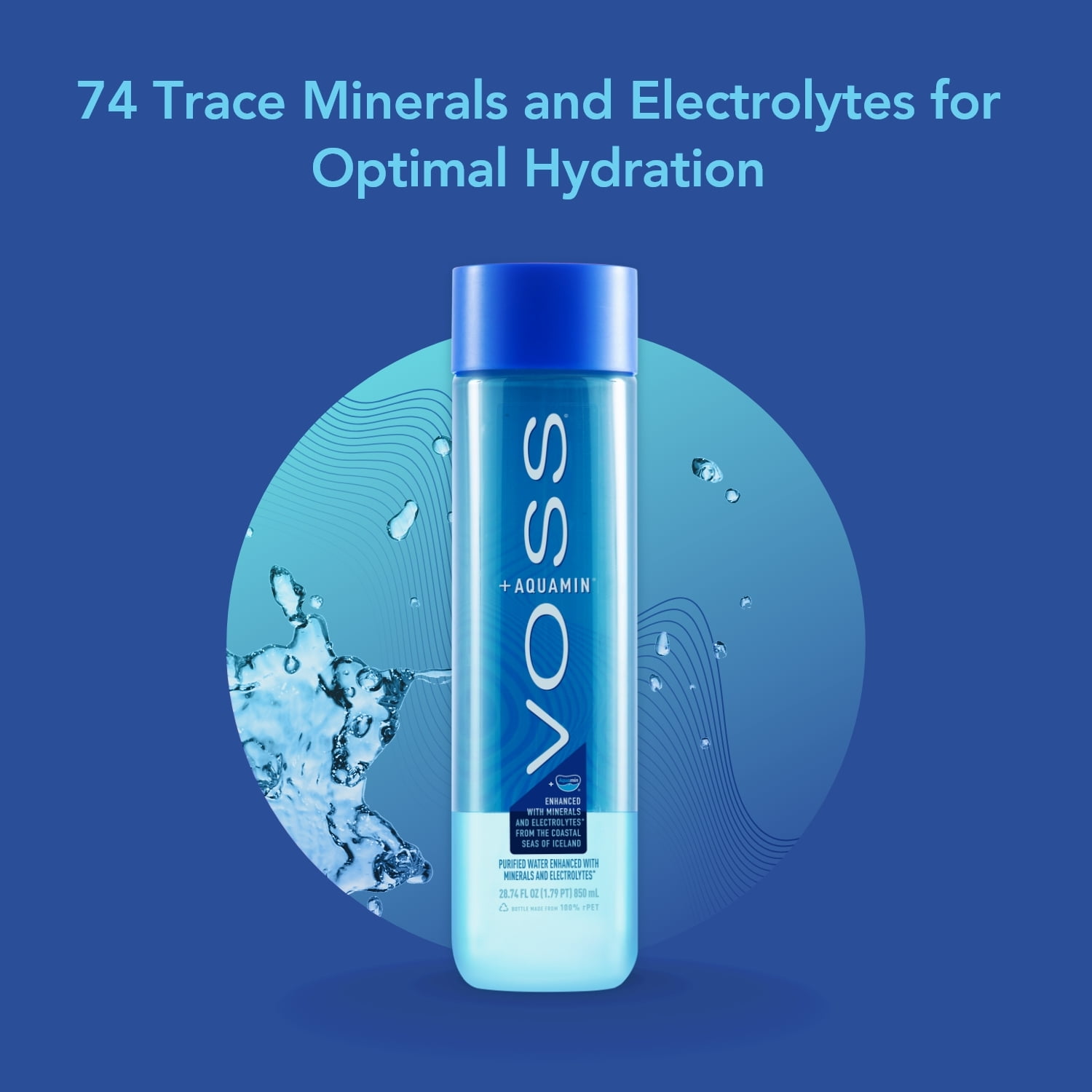 VOSS Water + Aquamin Still 28.74 oz Bottles, 12 Pack