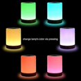 thumbnail image 3 of 13 Color Remote Control Seven Color Creative Wood Grain Rechargeable Night Light, Bedside Light, Desk Light, Touch Tap, Atmosphere Light, Timed Turn O, 3 of 5