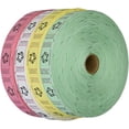 thumbnail image 2 of Raffle Tickets - (4 Rolls of 2000 Tickets) 8,000 Total Star Raffle Tickets (4 Assorted Colors), 2 of 3