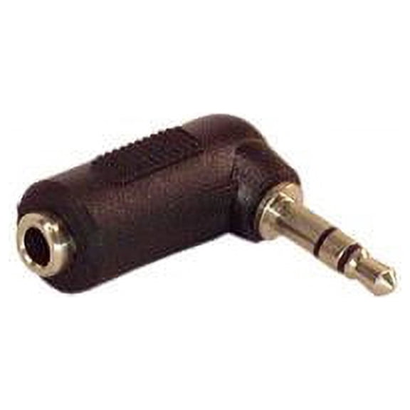 IEC PH35M-F90 3.5mm Plug Stereo to 3.5mm Jack Stereo 90 degree adapter