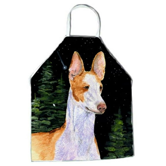 Starry Night Ibizan Hound Apron - 27 x 31 in.