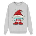 thumbnail image 4 of SUYIDA 2025 Family Christmas Outfits | Xmas Funny Shirts O-Neck Holiday Pullover Top for Mom Dad Clothes,Kids,3-4 Years, 4 of 4