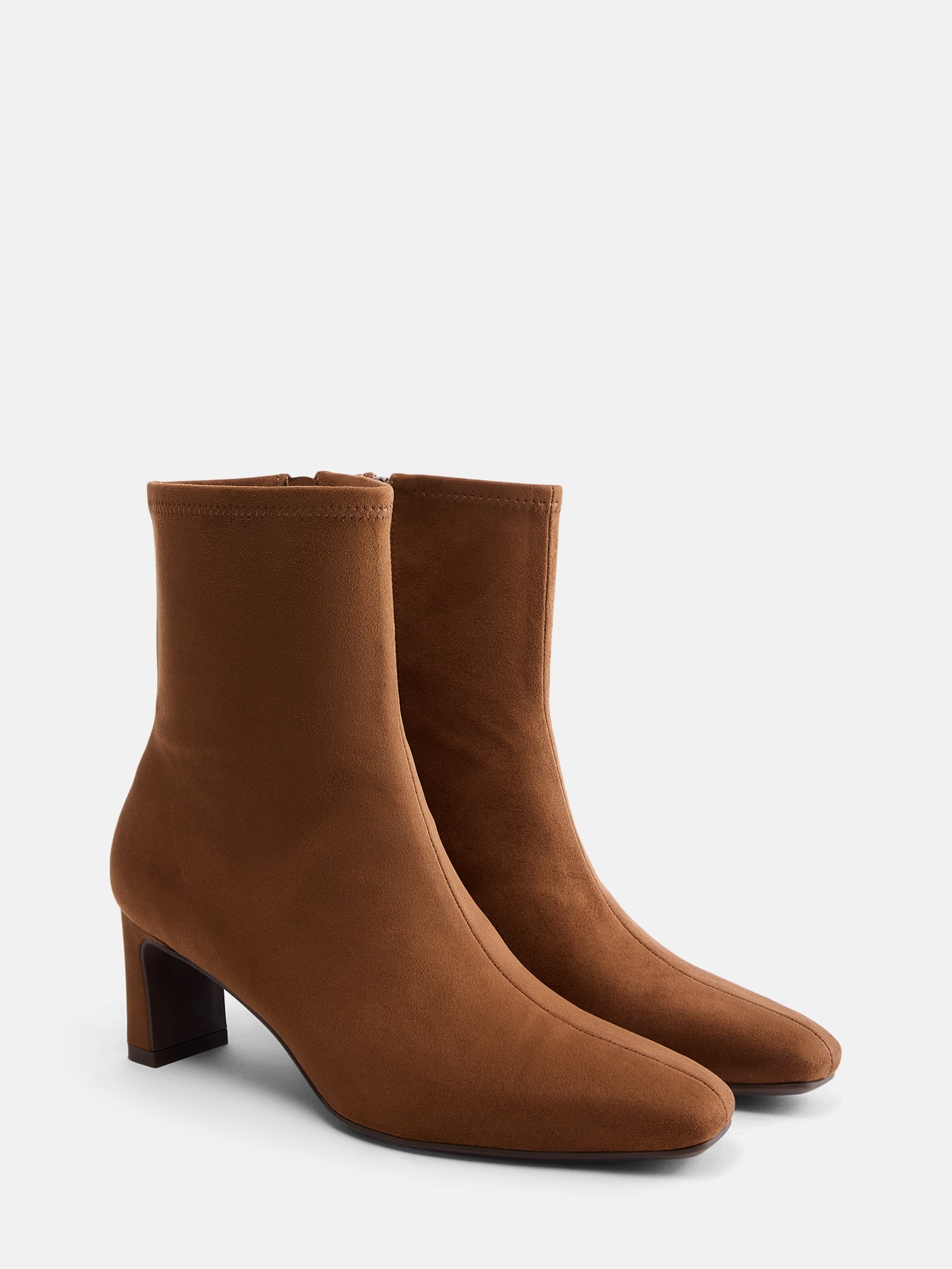 Madden NYC Women's Faux Suede Heeled Booties