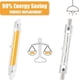thumbnail image 3 of R7S 78mm LED Bulb Dimmable, R7S 78mm LED Bulb 10W Equivalent to R7S 100W Warm White 360 Beam Lighting, Pack of 2, 3 of 5