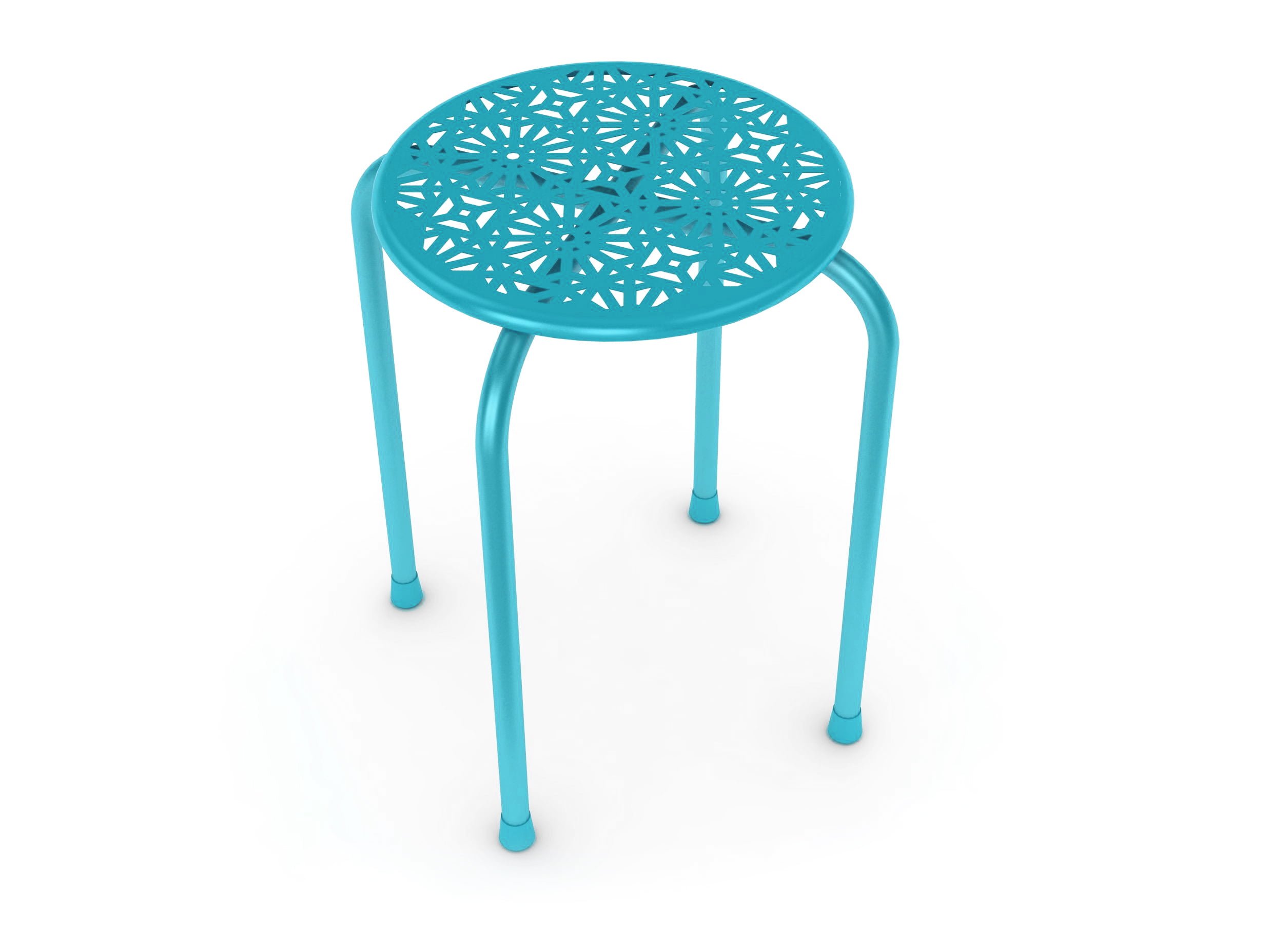 Kadyn Round Stool Chair, Metal Stool for Dorm, Rec Room, Shower Stool Bath Chair for Seniors, Turquoise Kadyn Round Stool Chair, Metal Stool for Dorm, Rec Room, Shower Stool Bath Chair for Seniors, Turquoise