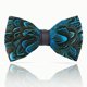 thumbnail image 2 of Banquete pajarita para hombres mujeres boda moda pajarita broche Pin combinado pluma colorida Pin fiesta pajarita accesorios de plumas yaoshenbao CONDUJO, 2 of 2
