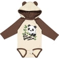 thumbnail image 3 of Inktastic My Great Grandma Loves Me- cute panda Boys or Girls Long Sleeve Baby Bodysuit, 3 of 5