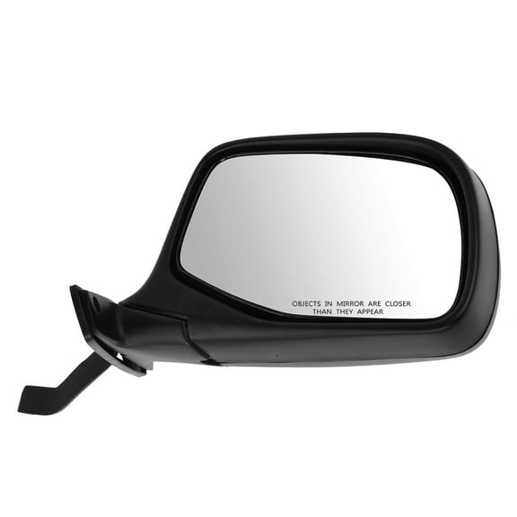 TRQ Manual Mirror Black RH for Ford Bronco Pickup Truck F150 F250 F350 F450 MRA05156