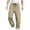 Khaki Cargo Pants for Men, variant on HOOMEUMY Men's Cargo Pants Loose Fit Drawstring Elastic Waist Trousers Comfortable Multi Pockets Outdoor Hiking Sport Jogging Work Pants Khaki XXL