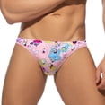 thumbnail image 2 of Men's low-waist sexy stretch anime small triangle panties  2pcs, 2 of 7