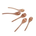 thumbnail image 4 of 5Pcs Wooden Spoons Honey Wooden Soup Spoons Behangroller Teaspoon With Long Handle For Eating Mixing Stirring Cooking, 4 of 8