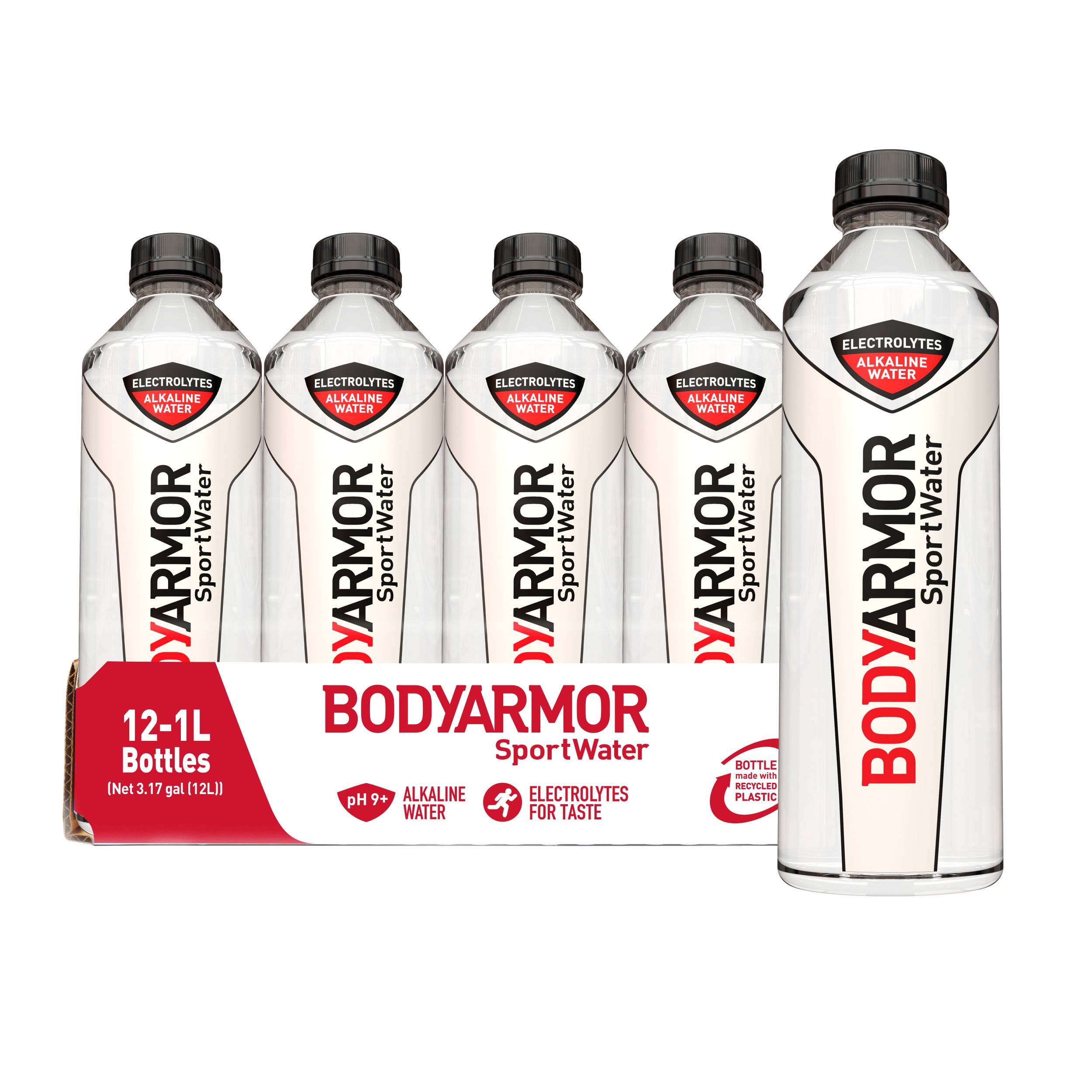 BODYARMOR SportWater 1L, 12 Count