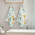 thumbnail image 4 of GZHJMY Dinosaur Soft Hand Towels, 2 Pcs Absorbent Bath Towel Decorative Fingertip Towels for Bathroom Gym Spa Hotel Beach Swimming Pool,14.4"x 28.3", 4 of 7