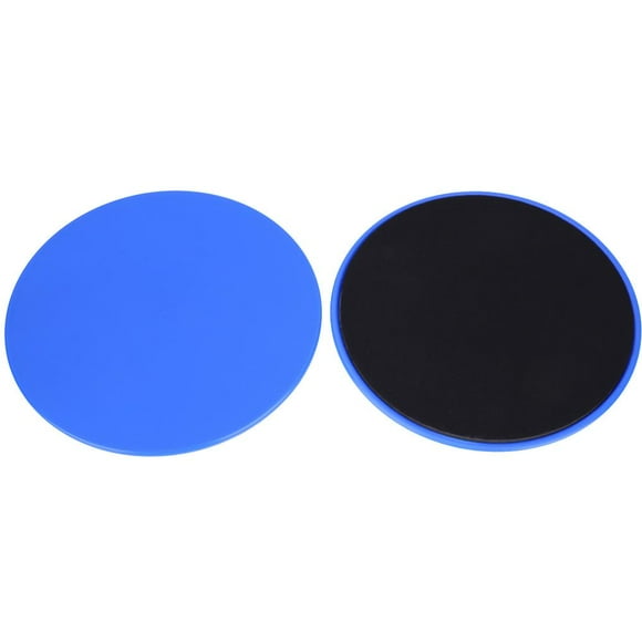 LYUMO 2Pcs Fitness Gliding Discs Exercise Sliding Disc Fitness Core Slider Sport Full Body Workout Disc (Blue)