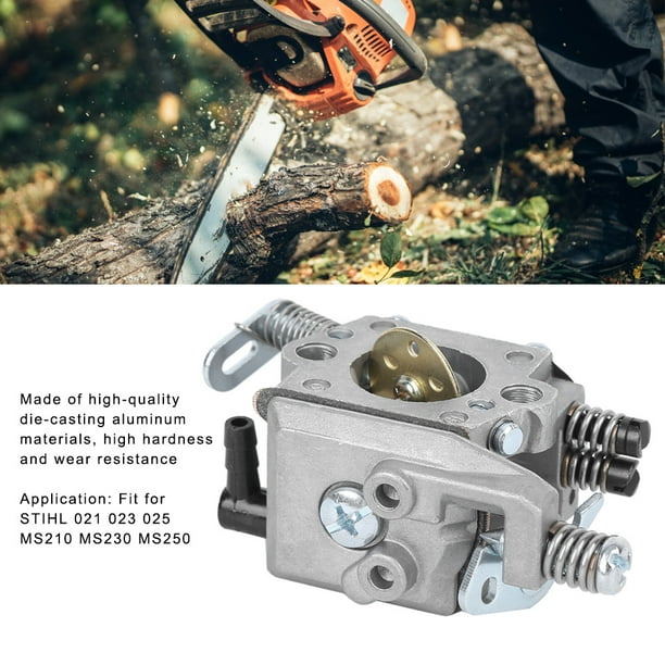 Carburador de motosierra Ecomeon Accesorio de reemplazo para STIHL 022023 025 MS210 MS230 MS250