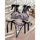 thumbnail image 4 of Conjunto de lencería con bordado de mariposas, sujetador de malla sin forro y tanga de tiras, lencería y ropa interior sexy para mujer, 4 of 4