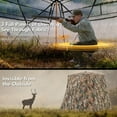 thumbnail image 4 of Spaco 360° One Way See Through Ground Hunting Blind for Deer and Turkey Hunting, Hunting Tent for Outdoor as Garden, Patio, Yard, Brown, 4 of 9