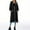 Black, variant on Amidoa Long Womens Coats Zip Front Black Pullover Hooded Clothes Dressy Long Sleeve Oversized Hoodies Jacket for Women L