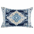 thumbnail image 2 of Vintage Ethnic Throw Pillow Covers, Boho Tribes Modern Blue Middle Century Soft Breathable Pillow Cases with Invisible Zipper for Sleeping, Body Pillowcases for Couch Bed Sofa Chair 24x36 Inches, 2 of 6