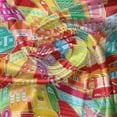 thumbnail image 5 of Ambesonne Urban Valance Pack of 2, Colorful Houses, 42"X18", Multicolor, 5 of 5
