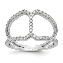 Auriga Fine Jewelry 14K White Gold Lab Grown Diamond Band for Women Size 7 (0.47ct, Color- D-E, Clarity- VS/SI)
