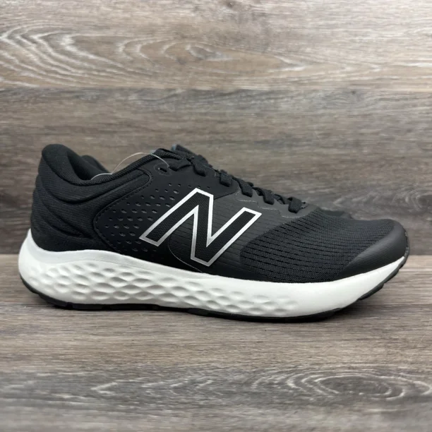 New Balance M520LB7 Shoes Men Size 7.5 2E Wide Running Sneakers Black White