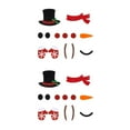 thumbnail image 3 of relayinert Easy To Apply Remove Christmas Door Stickers With Wide Application Cute Christmas snowman 2Set, 3 of 6