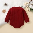 thumbnail image 6 of Huowey Boys Girls Long Sleeve Solid Color Pullover Romper Sweatshirt Bodysuits Clothes, 6 of 6