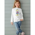 thumbnail image 2 of Girl With A Bouquet Of Flowers Long Sleeve Toddler -Image by Shutterstock,  2 Toddler, 2 of 4