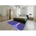 thumbnail image 4 of Ahgly Company Indoor Square Patterned Purple Mimosa Purple Area Rugs, 4' Square, 4 of 6