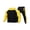 Yellow, variant on Shuttle tree Men Track Suits Sets Color Block Hoodie Sweatshirt Joggers Sweatpants Warm Sportswear