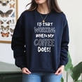 thumbnail image 4 of EcoLoom I'll Start Working When My Coffee Does Long Sleeve Unisex Midweight Crewneck Sweatshirt, 4 of 4