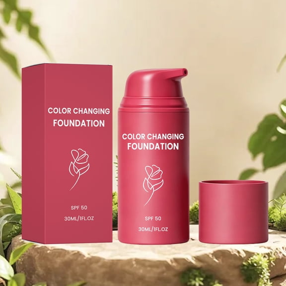 Korean Color Changing Foundation, Skin Tone Adapting Liquid Makeup
