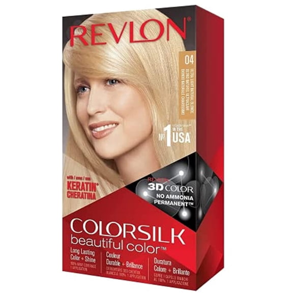 Revlon Colorsilk Beautiful Permanent Color, [04] Ultra Light Natural Blonde 1 Ea