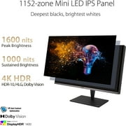ASUS ProArt Display PA32UCG-K 32 16:9 4K Ultra HD 120Hz HDR IPS LED Monitor, Built-In Speakers