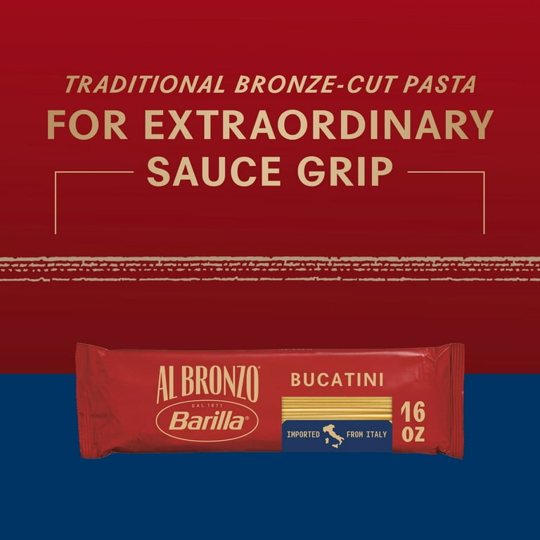 Barilla Al Bronzo Bronze Cut Bucatini Pasta, 16 oz. - Walmart.com
