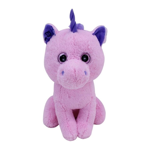 Peluche Kidz Time Unicornio Sentado 58 cm Rosa