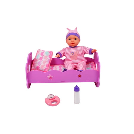 My Sweet Love Baby With Crib (purple)