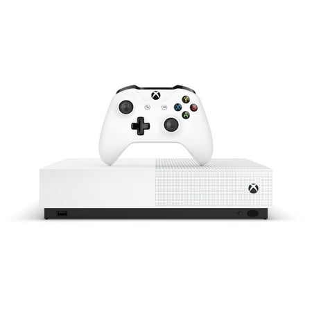 Restored Microsoft Xbox One S 1TB All-Digital Edition Console Disc-free (Games not included it's just the digital model) - White - NJP-00050 (Refurbished)