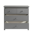 Oxford Baby Universal 3Drawer Dresser, Dove Gray