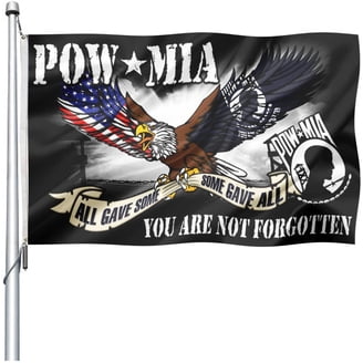 Bandiera USA Wounded Warrior Project 3x5 Piedi In Poliestere 100D - Eroismo E Onore